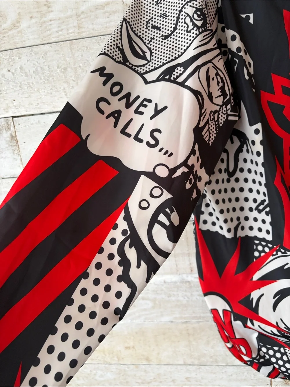 Reason Comic Book Print hooded windbreaker - Picture 4 of 8